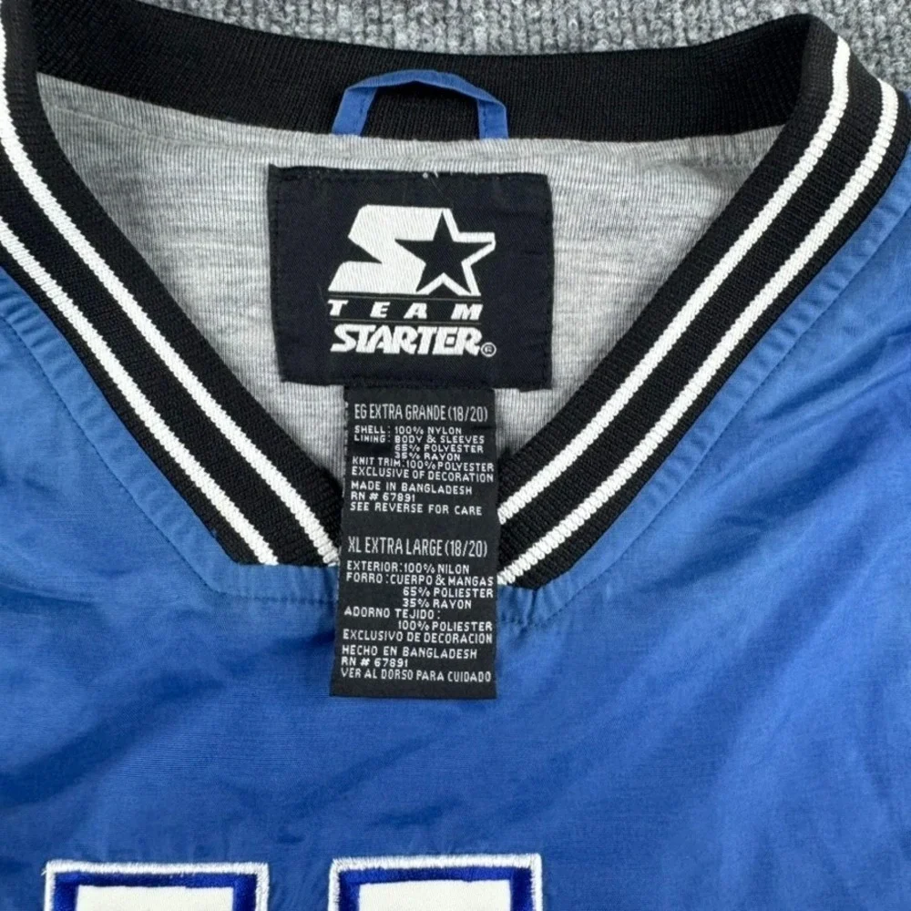 Starter Kentucky Wildcats Jacket Boys XL Blue Vintage 90s Pullover Windbreaker